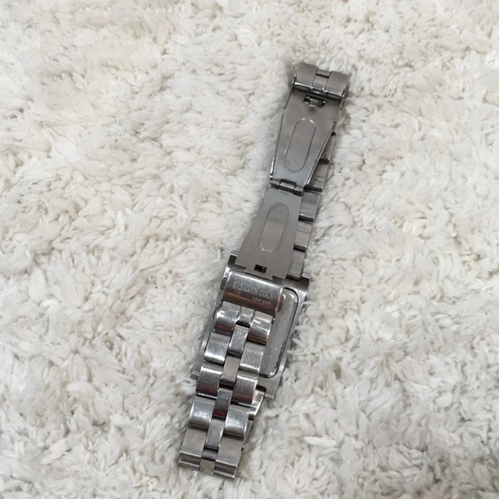 Kenneth Cole NY brushed silver watch